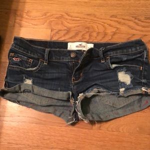 Hollister jean shorts